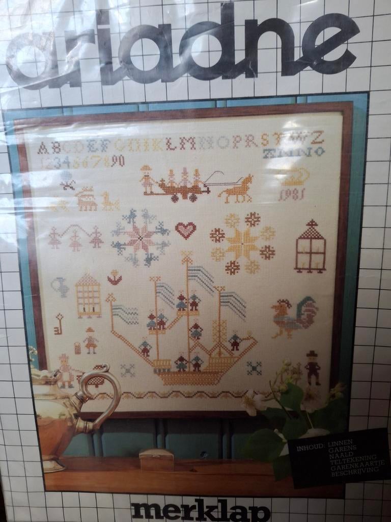 Merklap, Ophalen of Verzenden, Nieuw, Borduurpakket