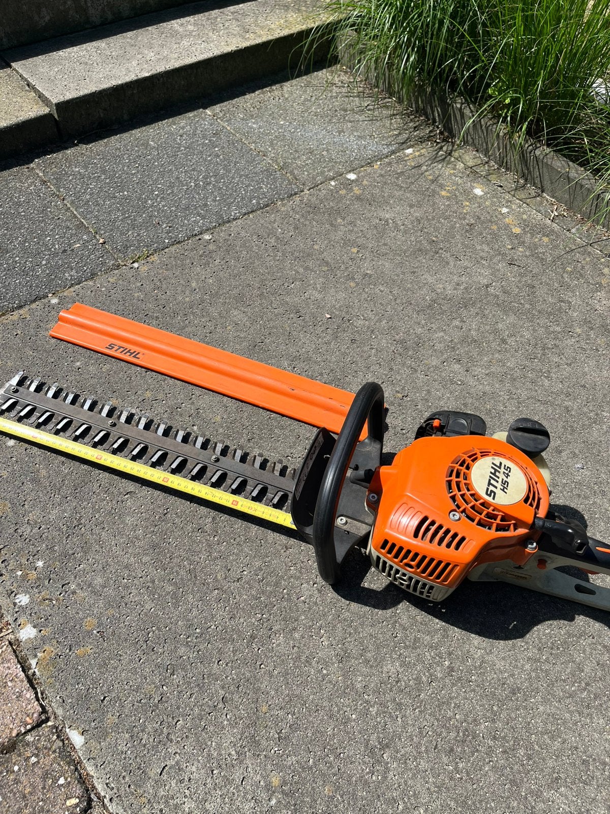 Stihl heggenschaar HS 45 €125,00, Ophalen, Gebruikt, Benzine