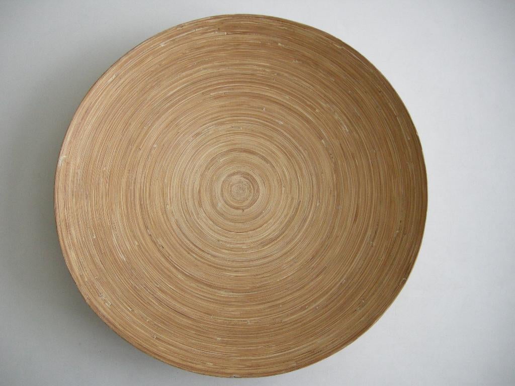 Grote rotan schaal Ikea / 60cm - zgan, Ophalen, Zo goed als nieuw, Rond, Riet