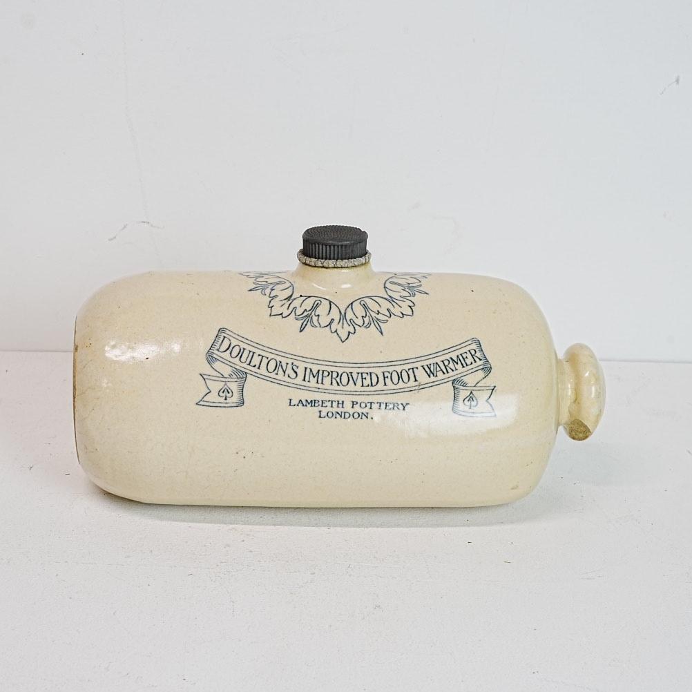 Antieke stenen voetenwarmer., Antiek en Kunst, Ophalen of Verzenden