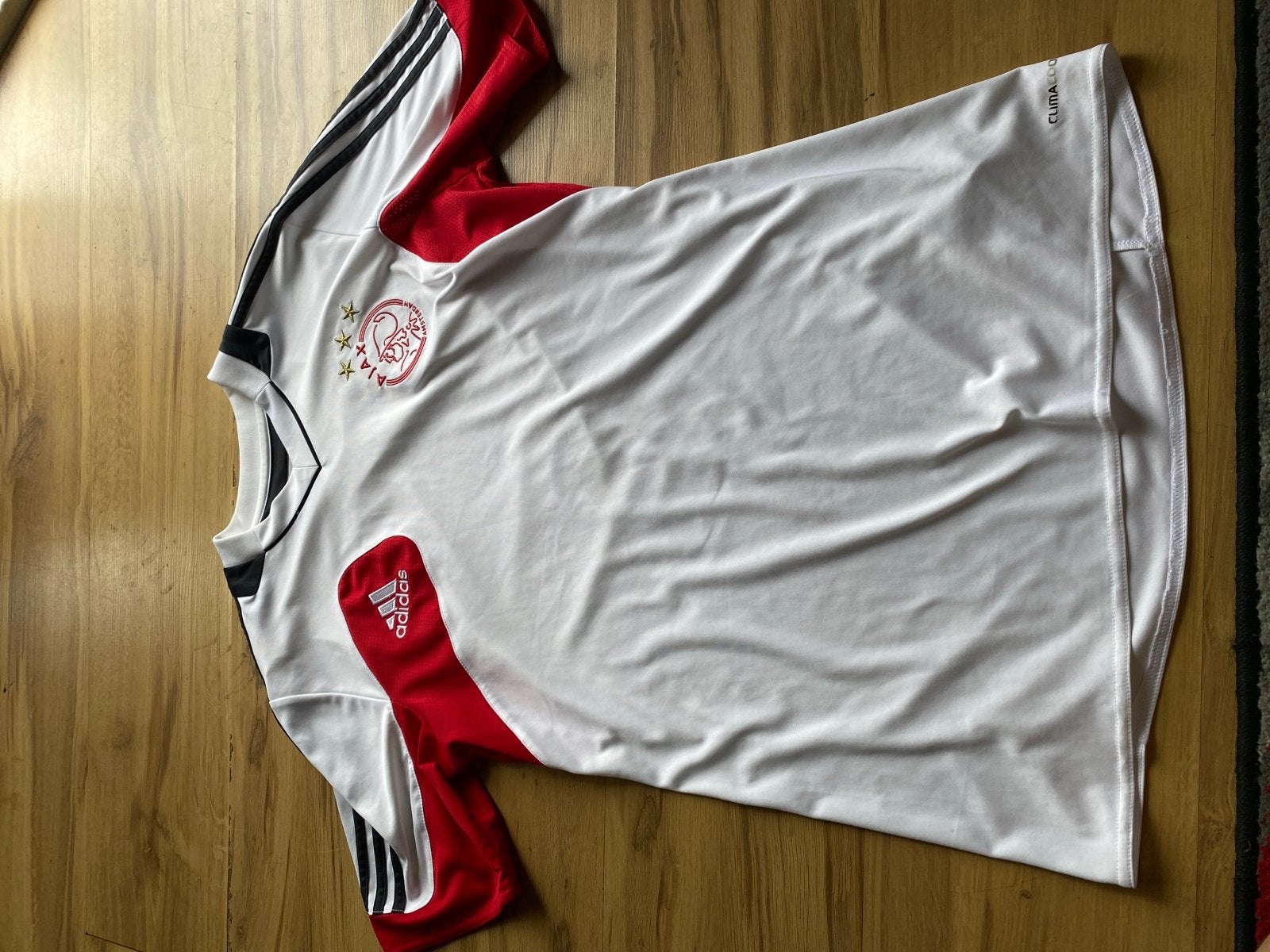 Ajax Thuisshirt ClimaCool Maat M, Maat 48/50 (M), Wit, Ophalen of Verzenden, Zo goed als nieuw