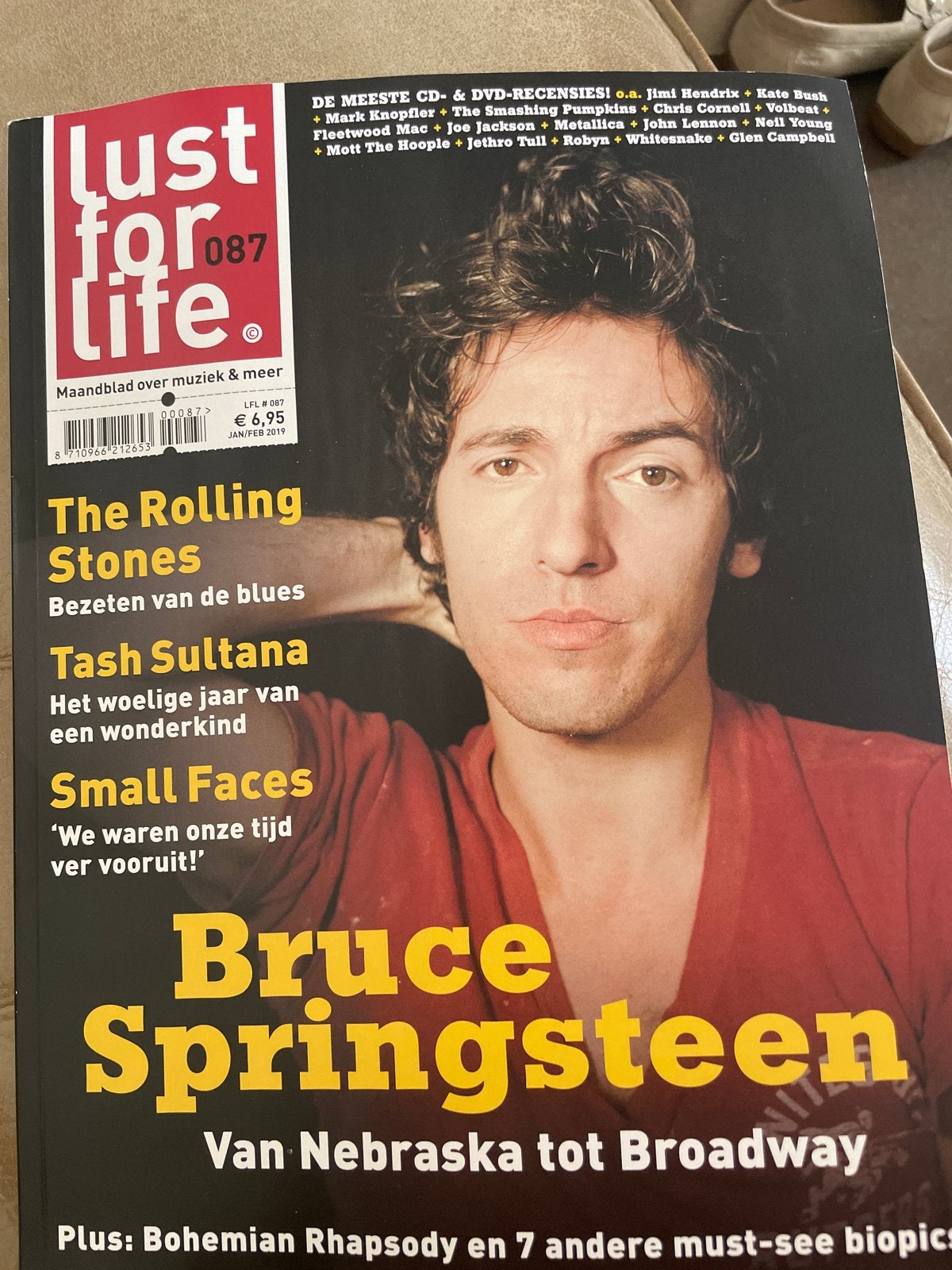 Lust for Life 087 - Bruce Springsteen, The Rolling Stones, Ophalen of Verzenden, Nieuw, Muziek, Film of Tv