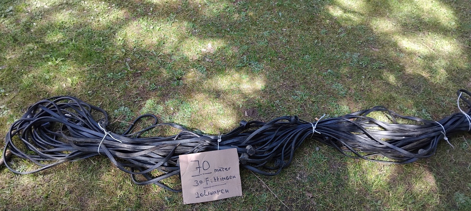 Lichtsnoer, Ophalen, Overige materialen, Gebruikt, Minder dan 50 watt