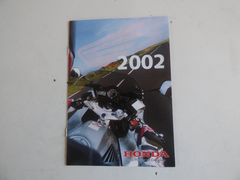 HONDA FOLDER MODELLEN 2002, Ophalen of Verzenden, Honda