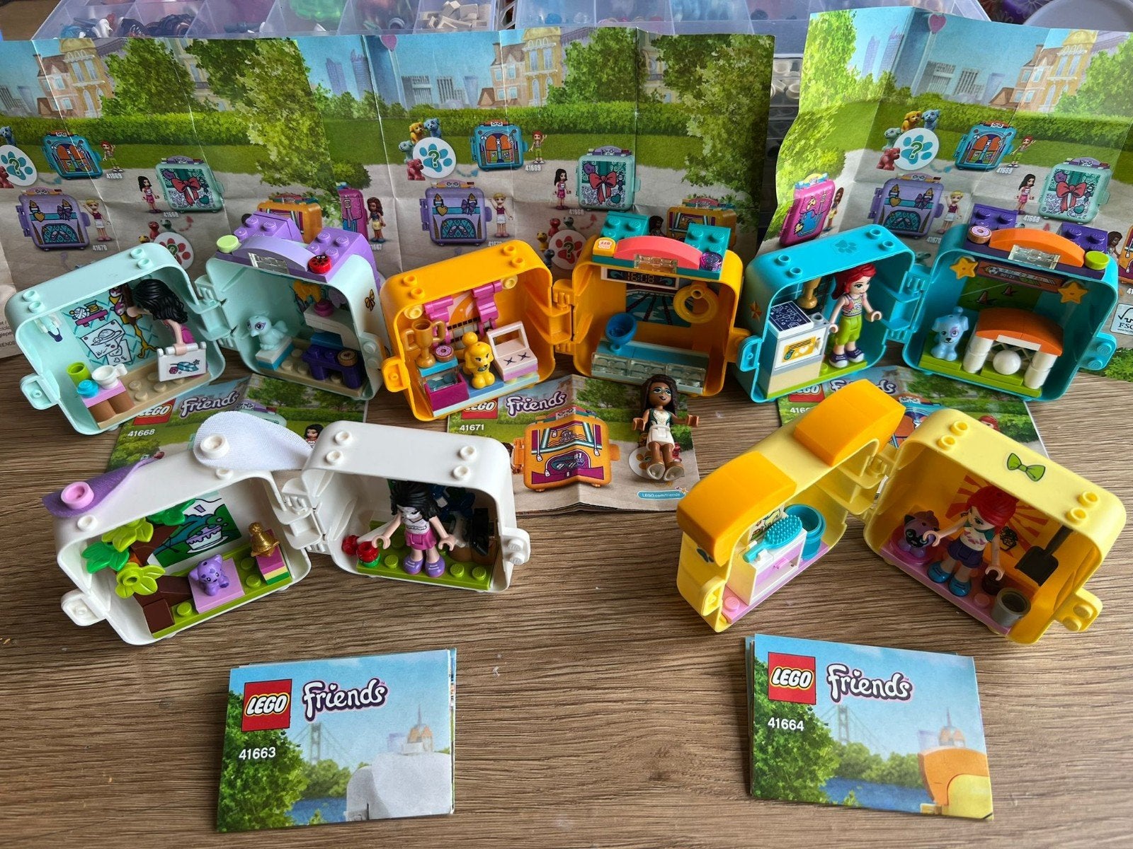 LEGO Friends 5 Sets Fashion Cube's, Gebruikt, Lego, Friends, Ophalen of Verzenden