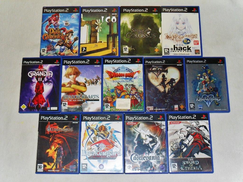 Sword of Etheria, Sly 2, Guity Gear, Dragon Quest, Puyo Pop, Spelcomputers en Games, 1 speler, Ophalen, Zo goed als nieuw, Vanaf 3 jaar