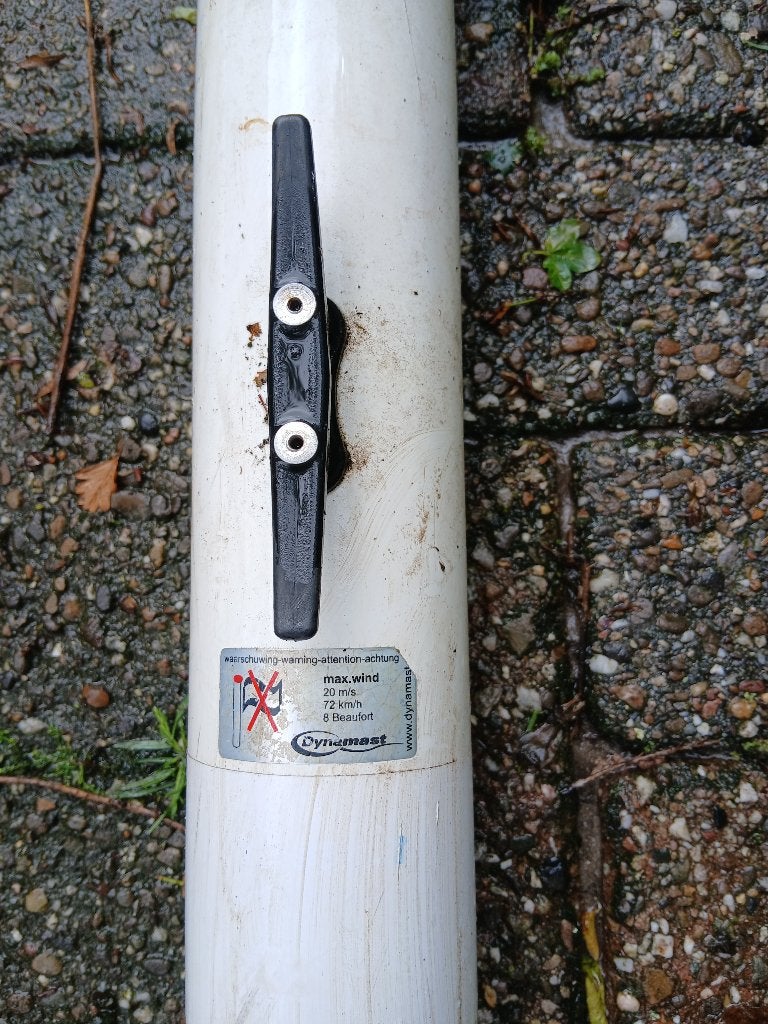 Vlaggenmast 7 meter, Diversen, Vlaggen en Wimpels, Ophalen of Verzenden, Gebruikt