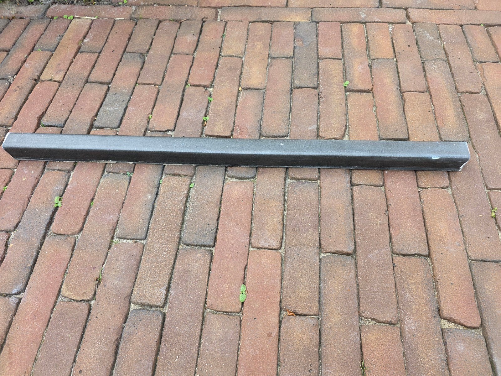 antraciet binnendorpel van hardsteen 71 cm, Ophalen, Gebruikt