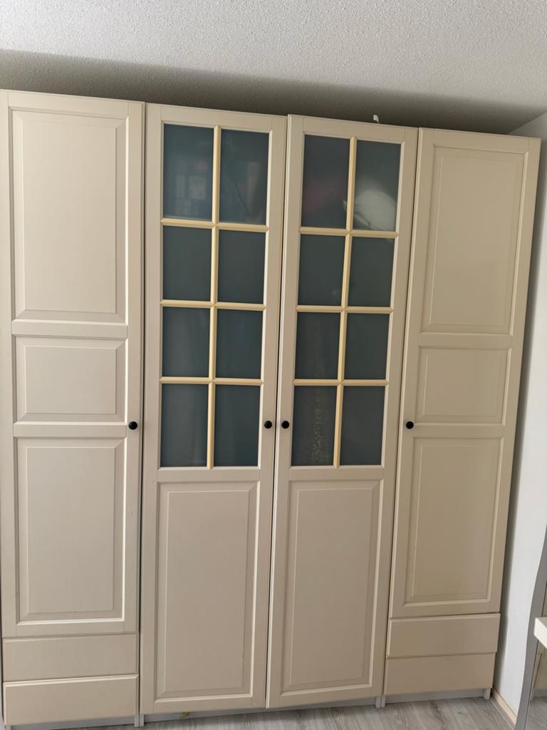 4 Pax kast deuren + 4 lades (exclusief kast) ikea, Ophalen of Verzenden, Zo goed als nieuw, Met lade(s)