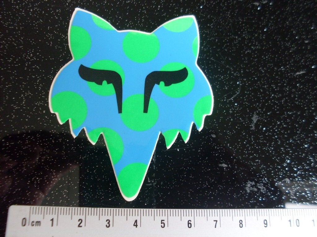 sticker fox logo, Verzenden, Zo goed als nieuw, Merk