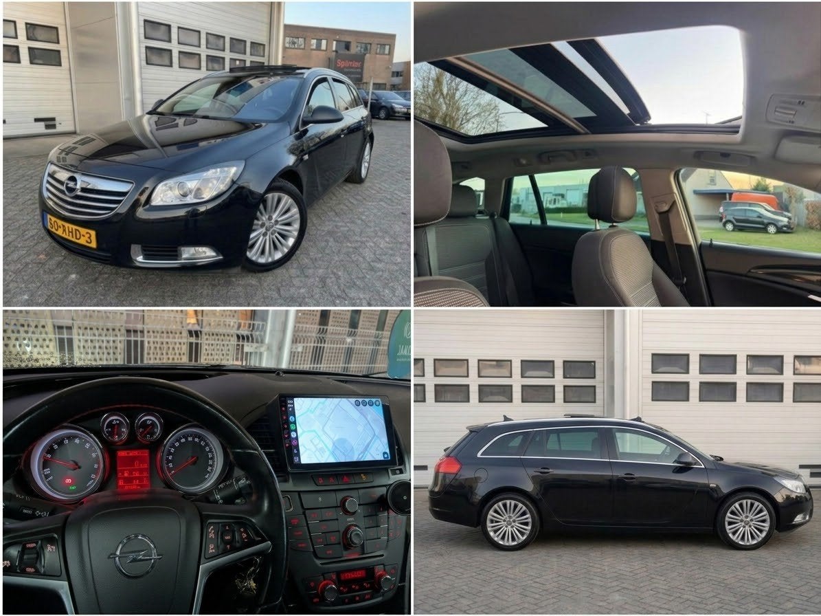 Opel Insignia 1.4 Turbo Pano CarPlay APK 2027 TOP ONDERHOUD, 4 cilinders, Zwart, Origineel Nederlands, Handgeschakeld