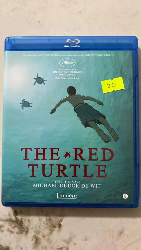 The red turtle blu ray NL versie, Ophalen of Verzenden, Zo goed als nieuw, Actie