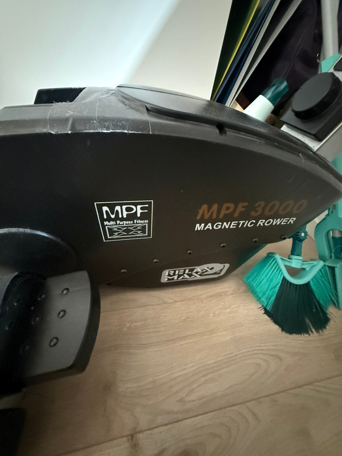 MPF magnetische roeitrainer, Sport en Fitness, Ophalen, Benen, Gebruikt, Metaal