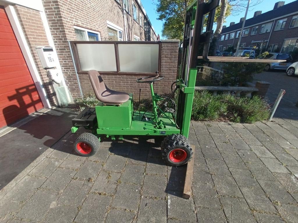Prins heftruck ruw terrein, Ophalen