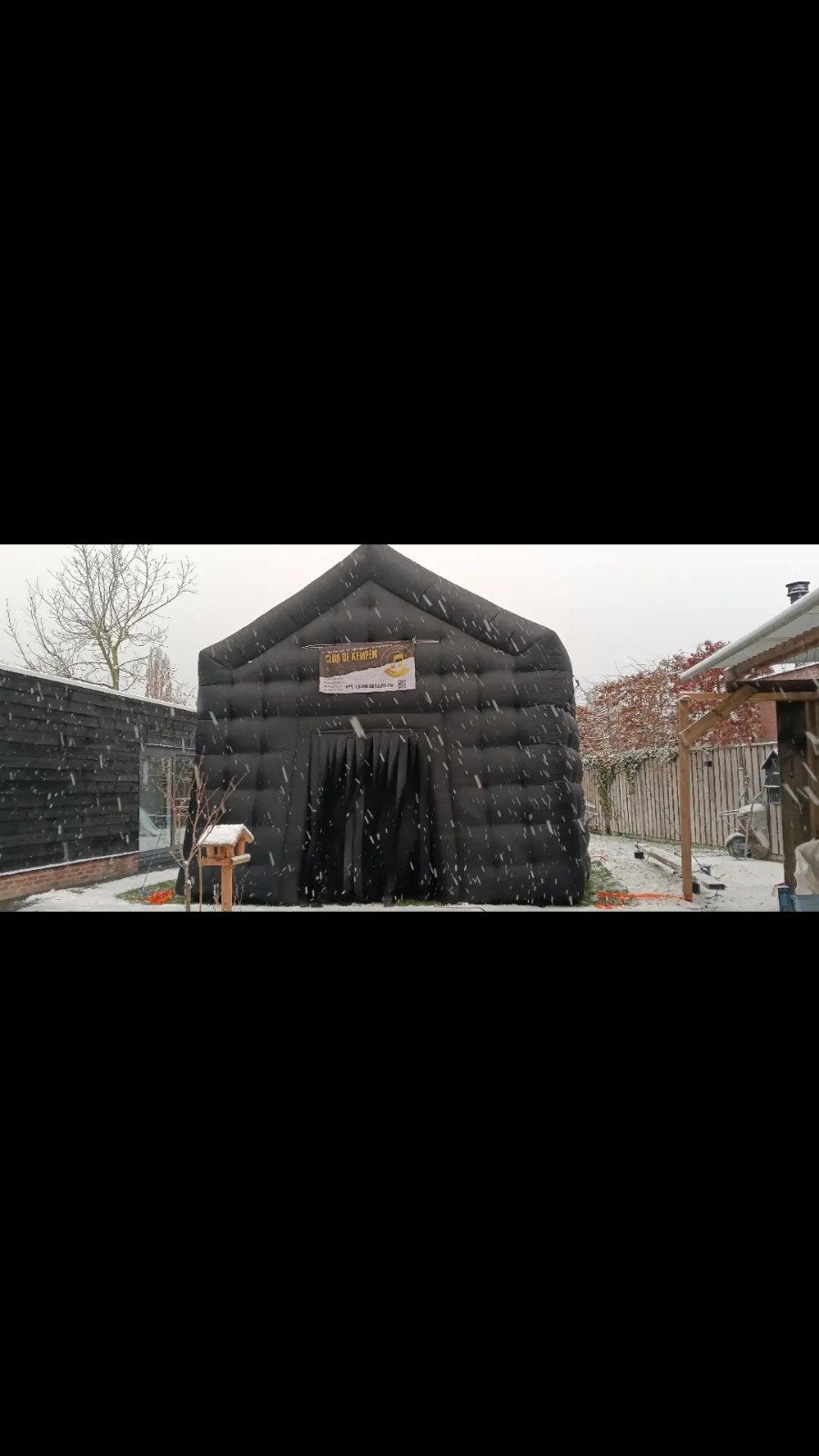 Opblaasbare Partytent huren 5x5 voor jouw feest of evenemen, Tuin en Terras, Partytenten, Ophalen of Verzenden, Minder dan 5 meter