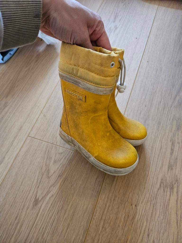 Bergstein laarzen geel thermo maat 22, Kinderen en Baby's, Kinderkleding | Schoenen en Sokken, Ophalen of Verzenden, Zo goed als nieuw