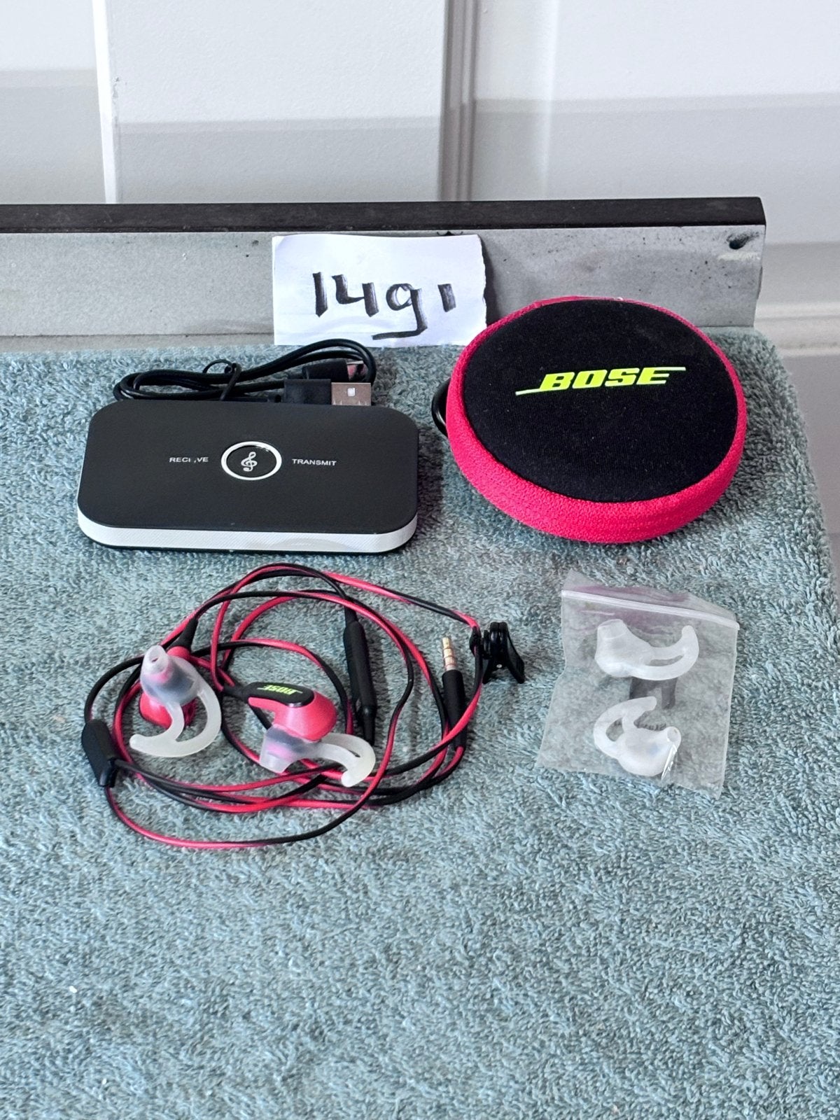 Bose in-ear hoofdtelefoon met draadloze ontvanger/zender, Audio, Tv en Foto, Koptelefoons, In-ear, Gebruikt, Ophalen of Verzenden