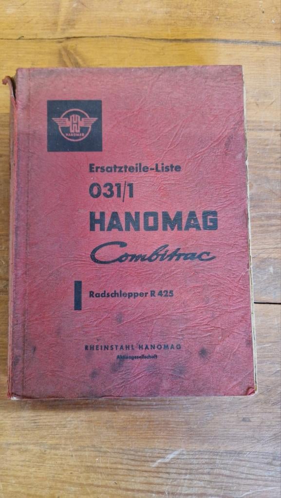 Hanomag instructieboek Combitrac Radschlepper R 425, Auto diversen, Handleidingen en Instructieboekjes, Ophalen of Verzenden