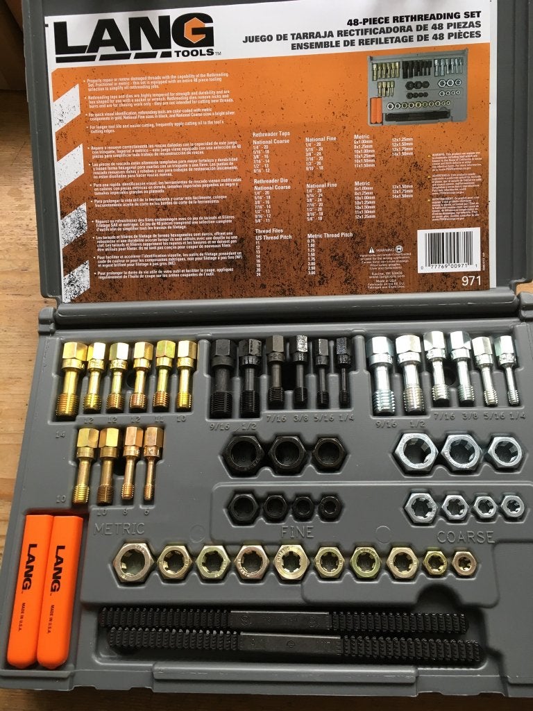 Draad Reparatie gereedschap voor UNF, UNC en metrisch !, Ophalen of Verzenden, Nieuw