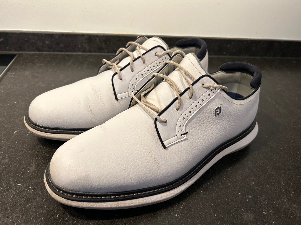 Footjoy Traditions Spikeless golfschoenen, Sport en Fitness, Golf, Ophalen of Verzenden, Zo goed als nieuw, Schoenen, Mizuno