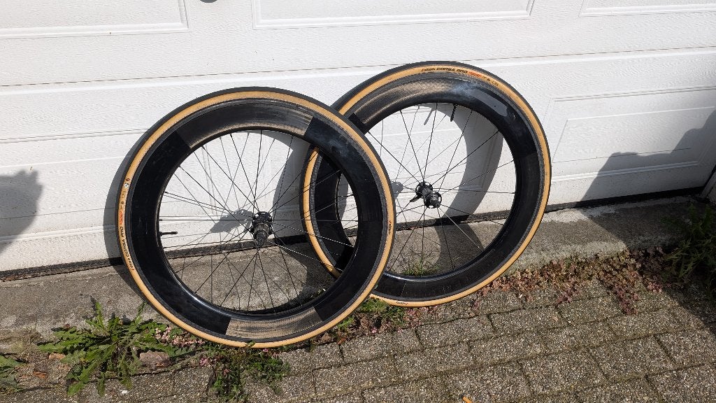 Shimano Dura Ace WH-9000 75mm carbon wielen / Tubeless, Wiel, Toerfiets, Ophalen of Verzenden, Zo goed als nieuw
