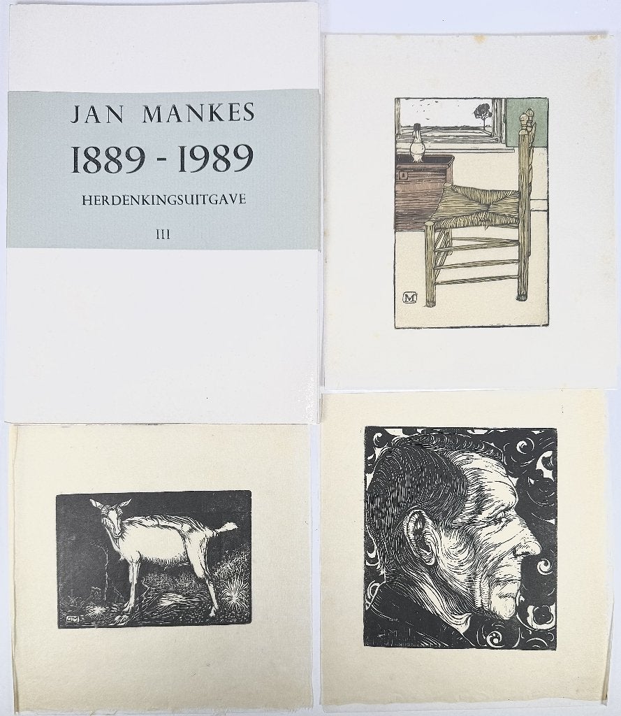 535. Houtsneden, Jan Mankes, Antiek en Kunst, Ophalen of Verzenden