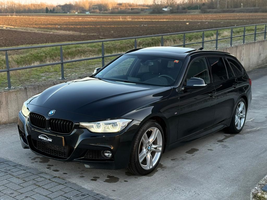 BMW 3-Serie Touring M-Sport 136pk Aut 2019 Zwart, Auto's, BMW, Automaat, 1465 kg, Zwart, 3-Serie