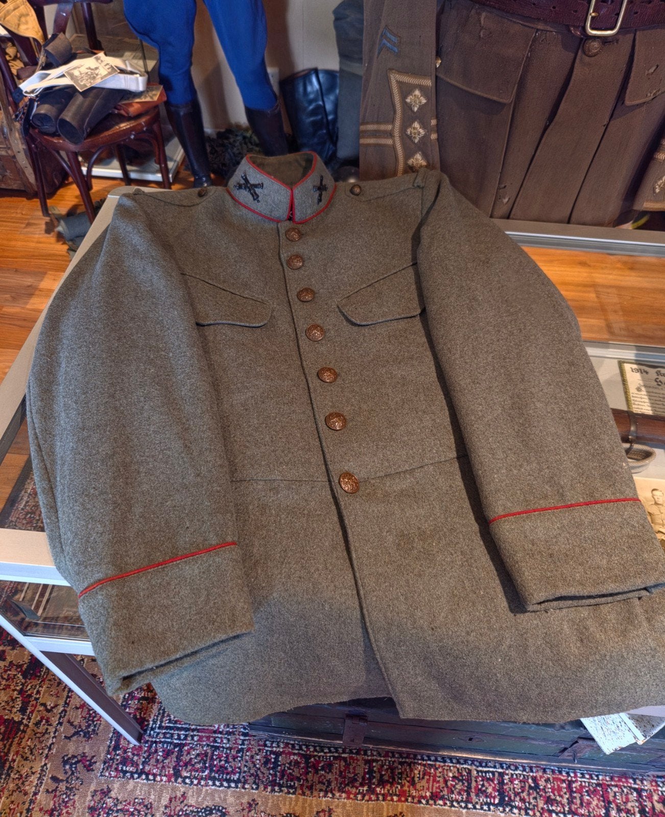 Nederlands M1923 artillerie uniform Replica, Verzamelen, Ophalen of Verzenden, Landmacht, Nederland, Kleding of Schoenen