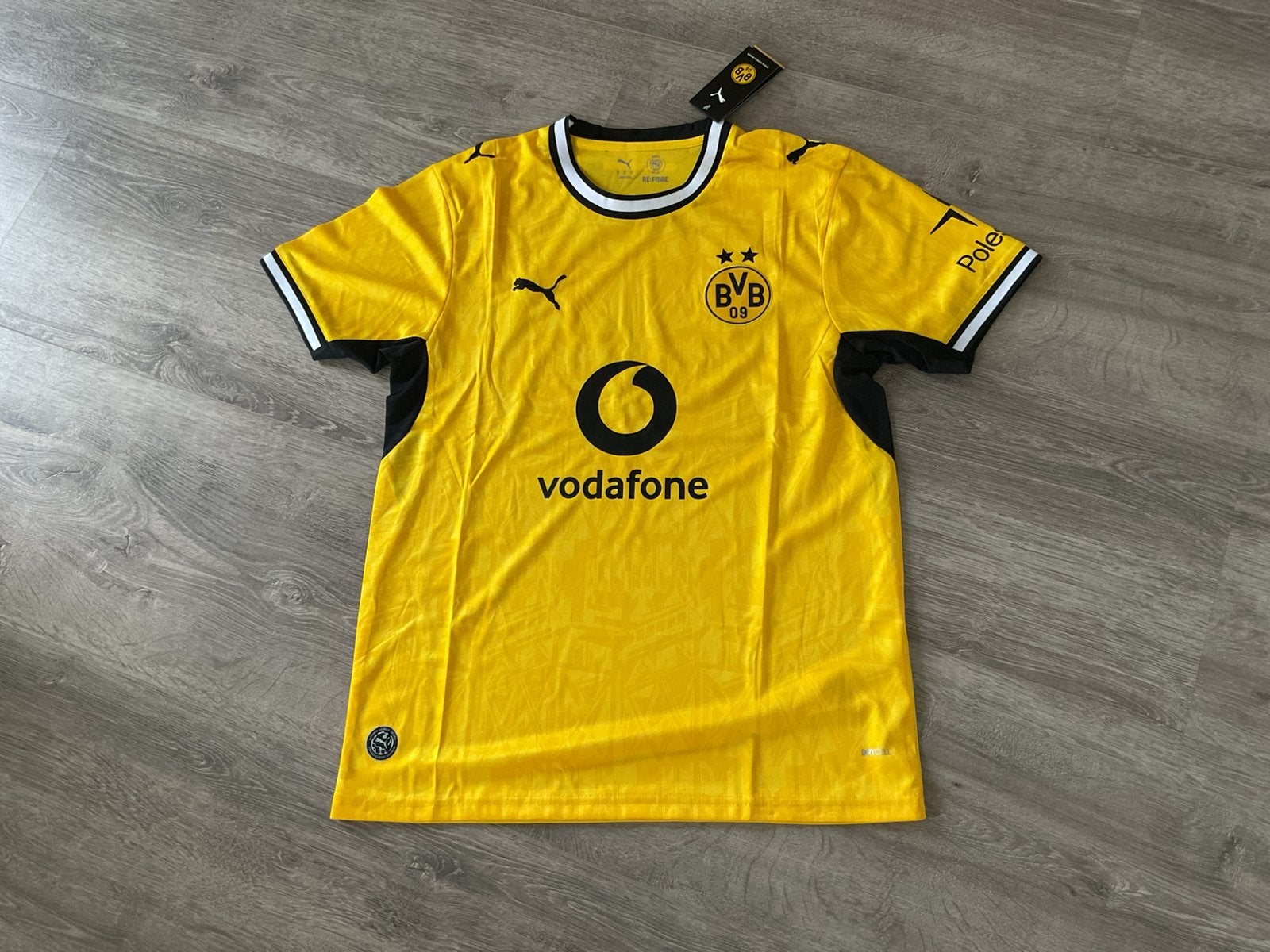 borussia dortmund shirt large, Maat L, Ophalen of Verzenden, Zo goed als nieuw, Shirt