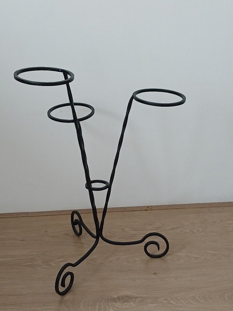 Frans vintage planten etagère, Tuin en Terras, Ophalen, Gebruikt, 40 cm of meer, Rond