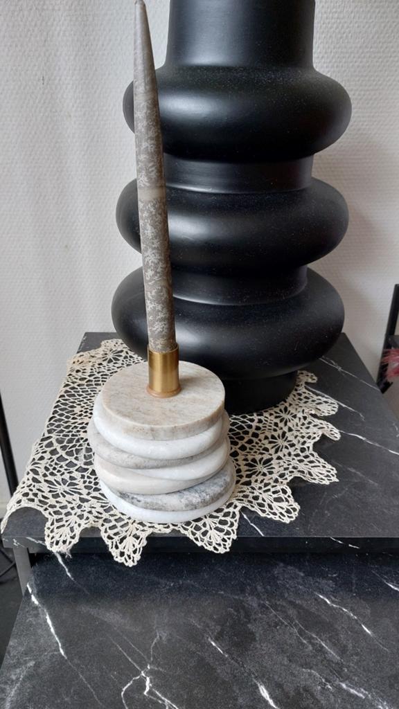 Kaars standaard met kaars, Ophalen, Overige materialen