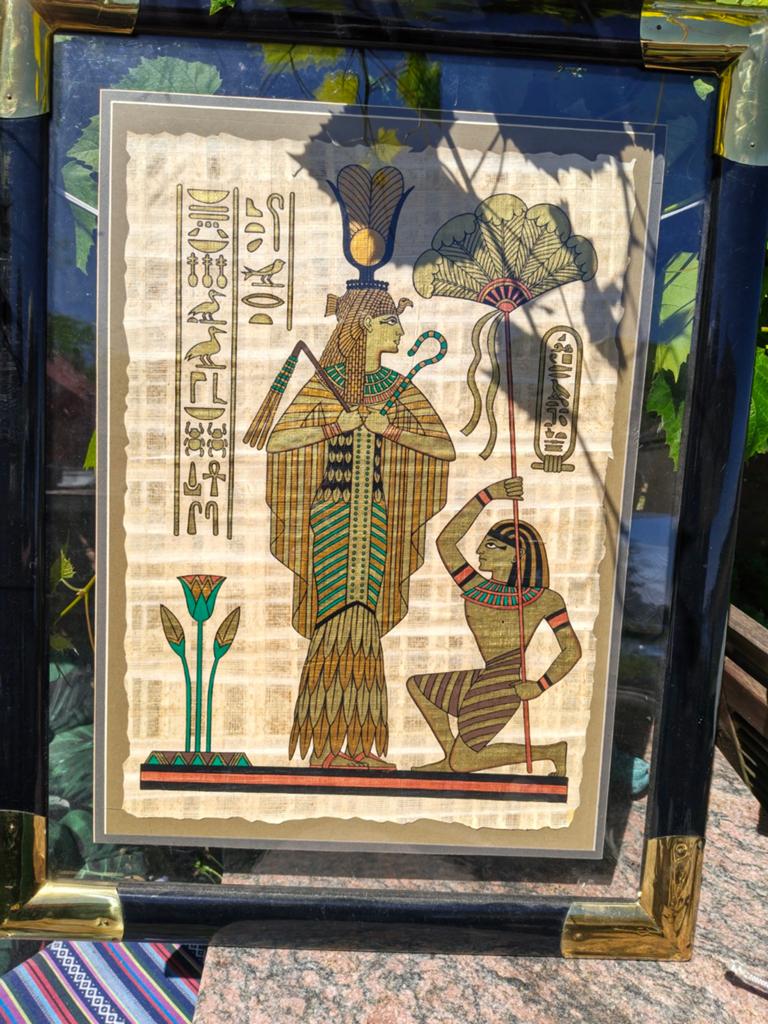 Egyptische papyrusrol 'Koningin van de Nijl' Cleopatra, Ophalen