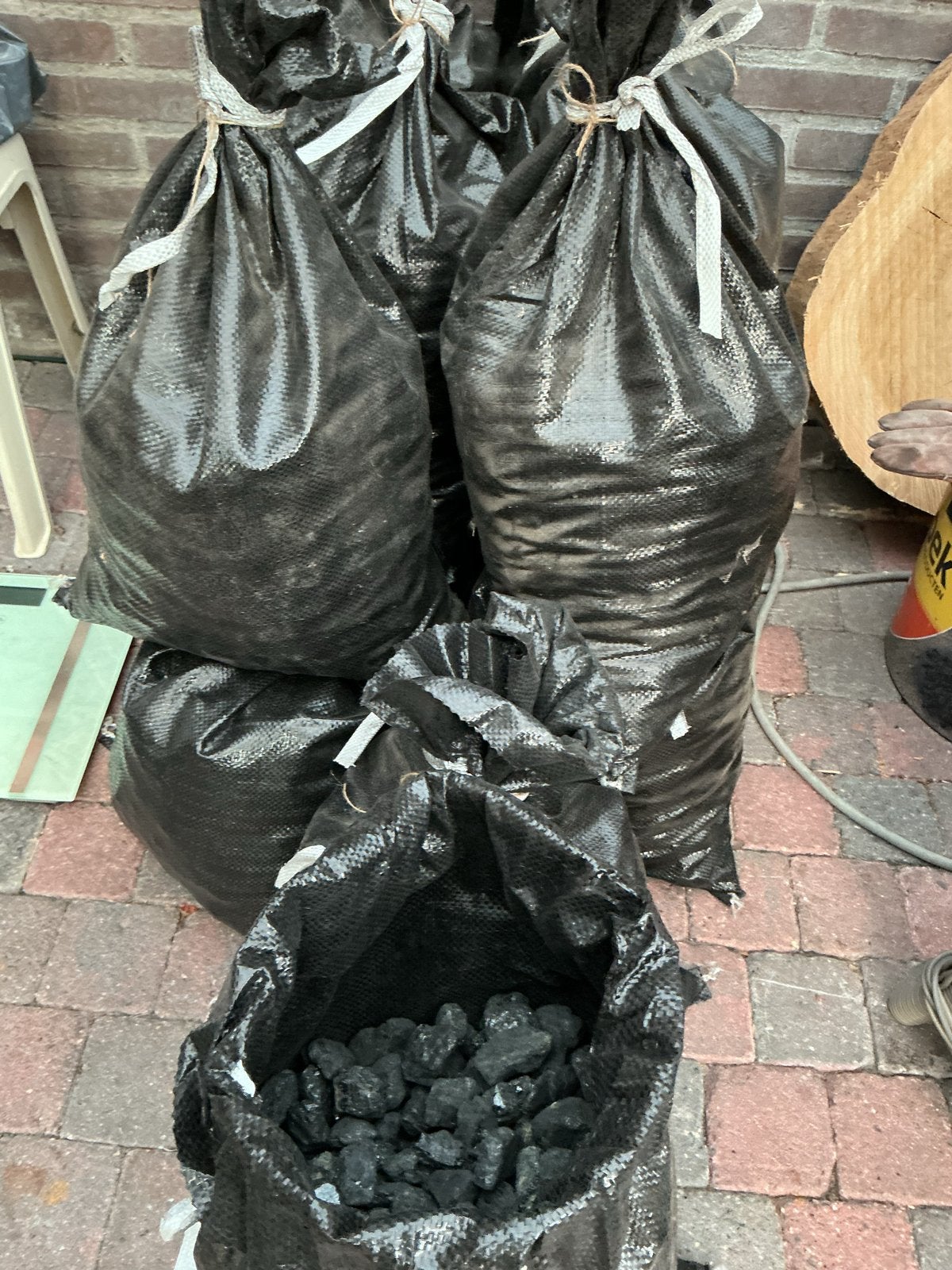 Antraciet Kolen 10 kg per zak, totaal 150 kg, Ophalen, Nieuw, Overige brandstoffen, Potkachel