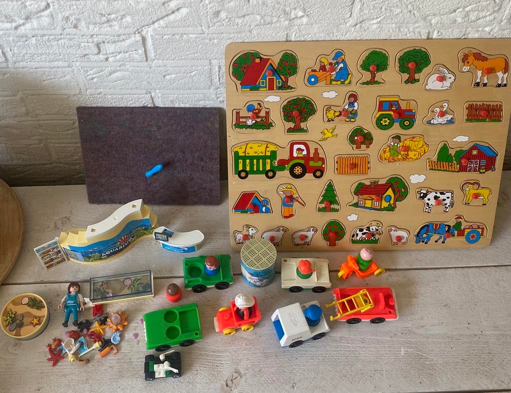 Retro vintage speelgoed, Kinderen en Baby's, Speelgoed | Fisher-Price, Ophalen of Verzenden, Zo goed als nieuw, Speelset
