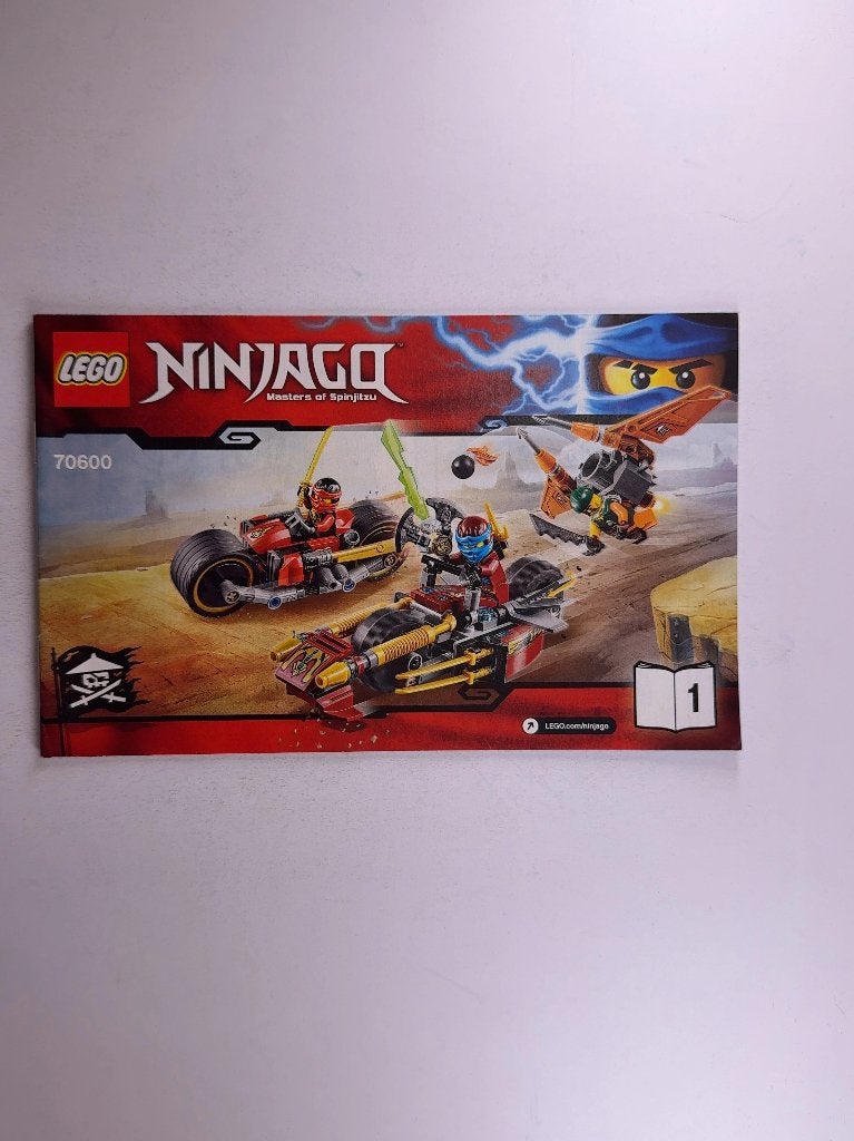 LEGO Ninjago 70600 (Instructions) for Set 70600 Ninja Bike, Gebruikt, Lego, Overige typen, Ophalen of Verzenden