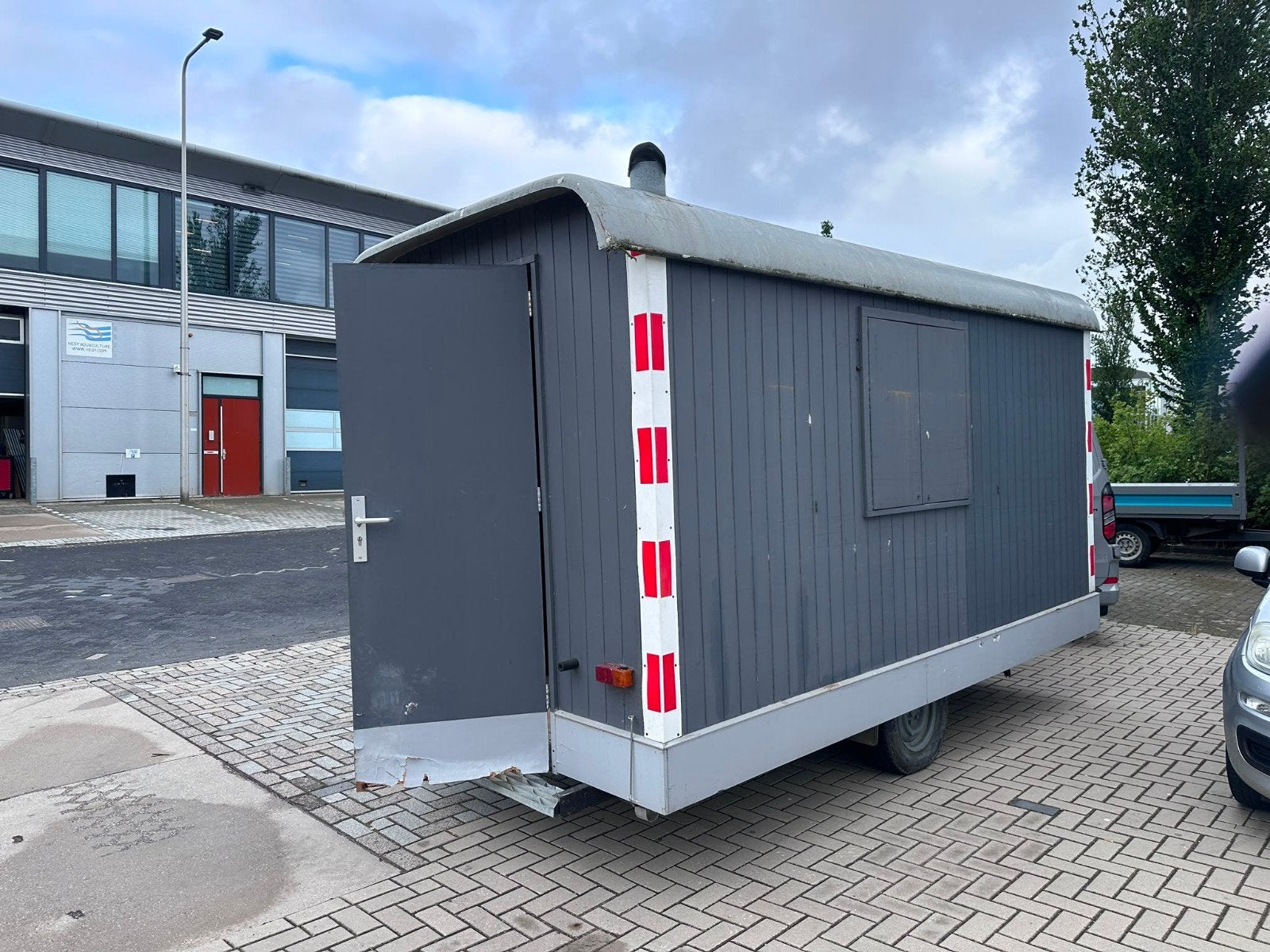 Bouwkeet / Schaftkeet / Kantinewagen / Pipowagen te koop, Doe-het-zelf en Verbouw, Bouwketen en Schaftketen, Ophalen
