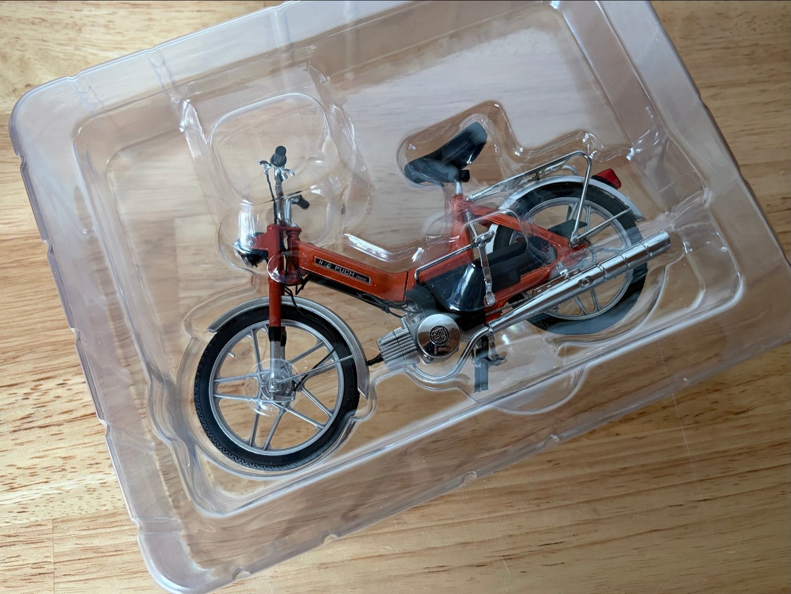 Schaalmodel Puch Maxi N 1:10 Metallic Oranje, Overige merken, Nieuw, Ophalen of Verzenden, Groter dan 1:32