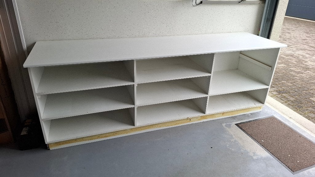 Toonbank met bergruimte – af te halen in heemstede, Ophalen, Met plank(en), Gebruikt, 200 cm of meer