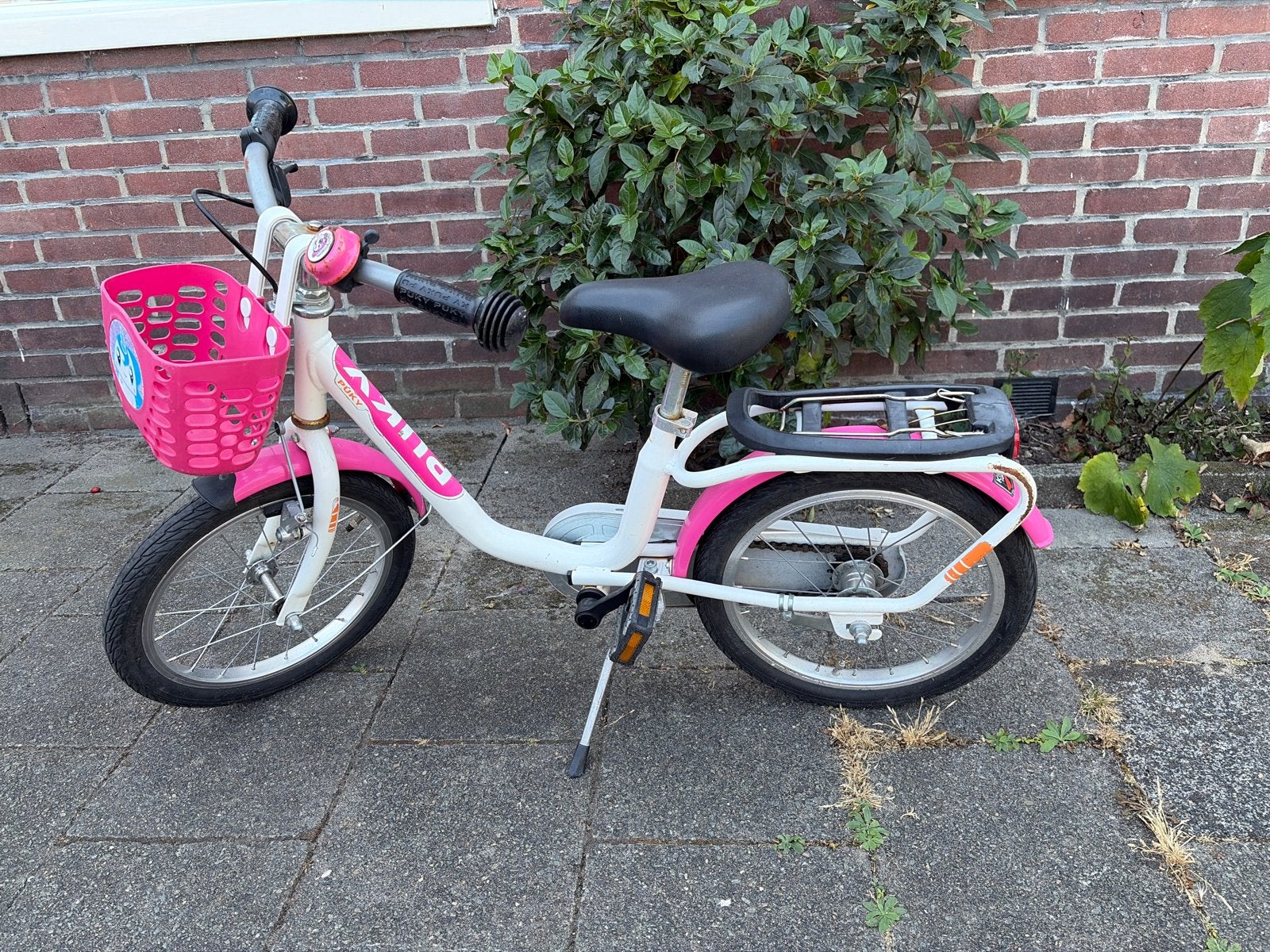 Puky kinderfiets roze - Gebruikt, Fietsen en Brommers, Fietsen | Kinderfietsjes, Ophalen, Gebruikt, Velgrem, 16 tot 20 inch