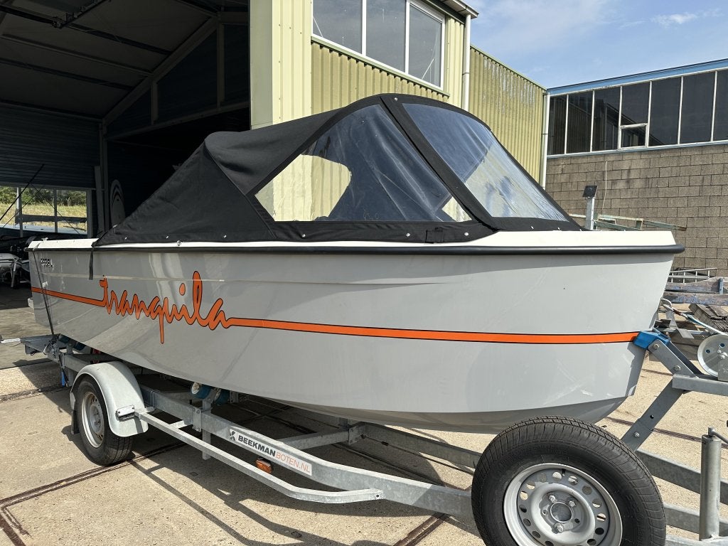 Namare 560 - Rebel - Suzuki 15/20 PK - Vlemmix trailer, Tender, Gebruikt, Overige brandstoffen, Zonnedek