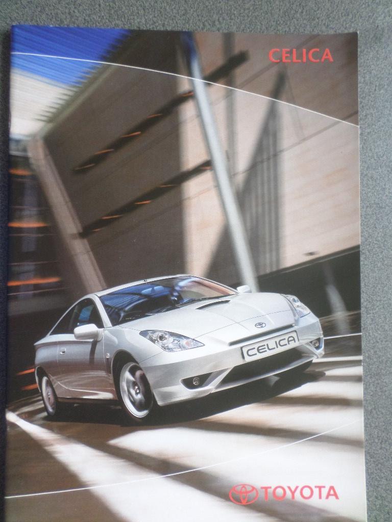 Toyota Celica 1.8 VVTi & T Sport Brochure, Ophalen of Verzenden, Zo goed als nieuw, Toyota