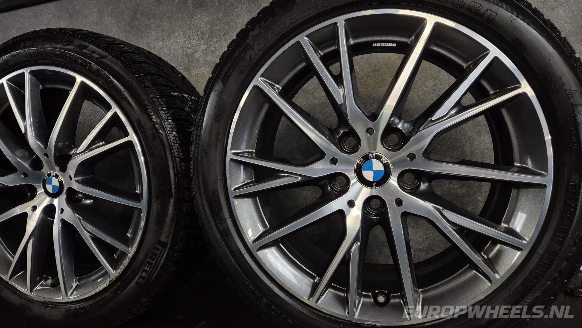 17 inch BMW velgen 1 F40 F41 2 Gran Coupe F44 489 Winter, Gebruikt, -, -, Banden en Velgen