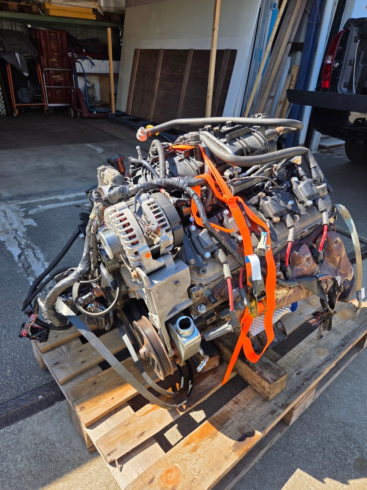 GM 6.2 V8 gen IV LS motor 409 PK 565NM Koppel, Auto-onderdelen, Motor en Toebehoren, Ophalen, Gebruikt, Amerikaanse onderdelen
