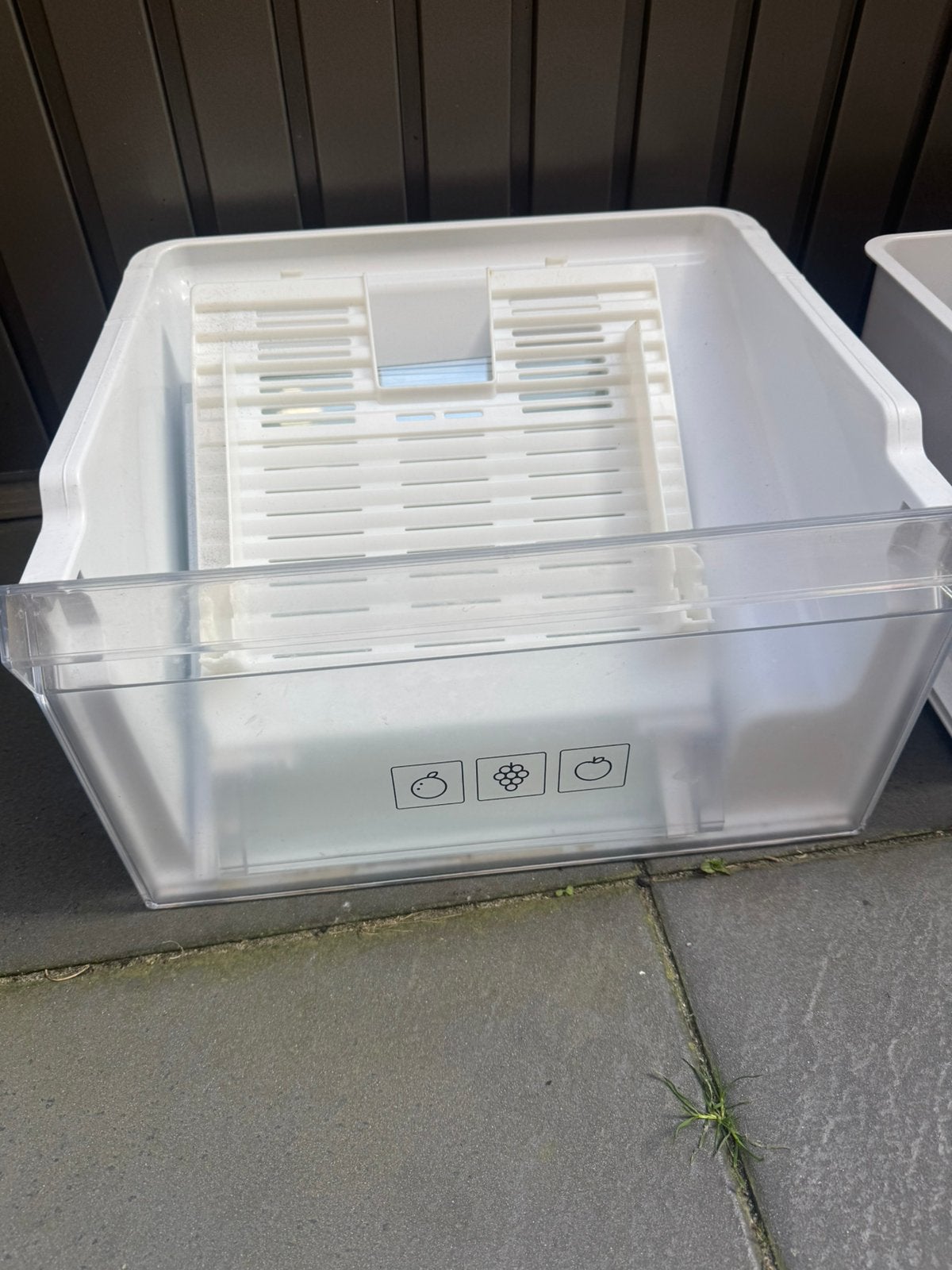 Samsung koelkast 4x glasplaten 2x groentelades, 200 liter of meer, 60 cm of meer, Met aparte vriezer, Zo goed als nieuw