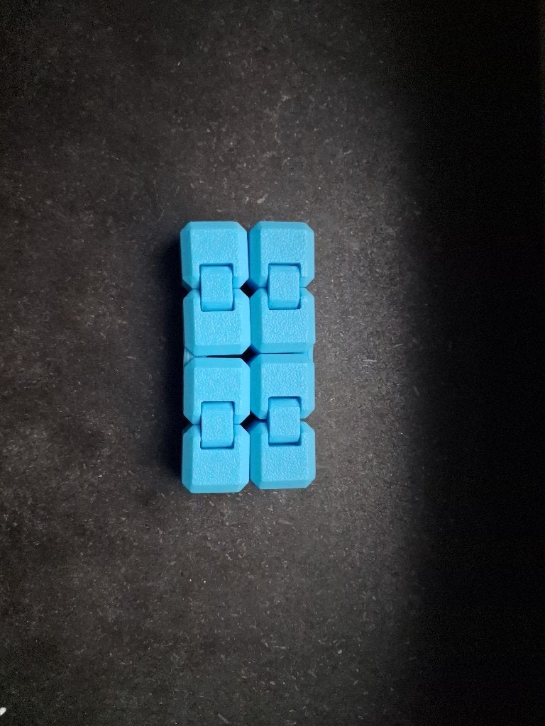 Blauwe - Infinity Cube | Fidget toy, Verzamelen, Verzenden, Nieuw