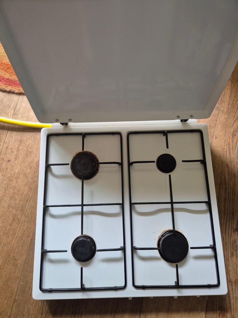 Gasfornhuis Pelgrim 4 pit, Witgoed en Apparatuur, Fornuizen, Ophalen, Gebruikt, Minder dan 85 cm, 4 kookzones