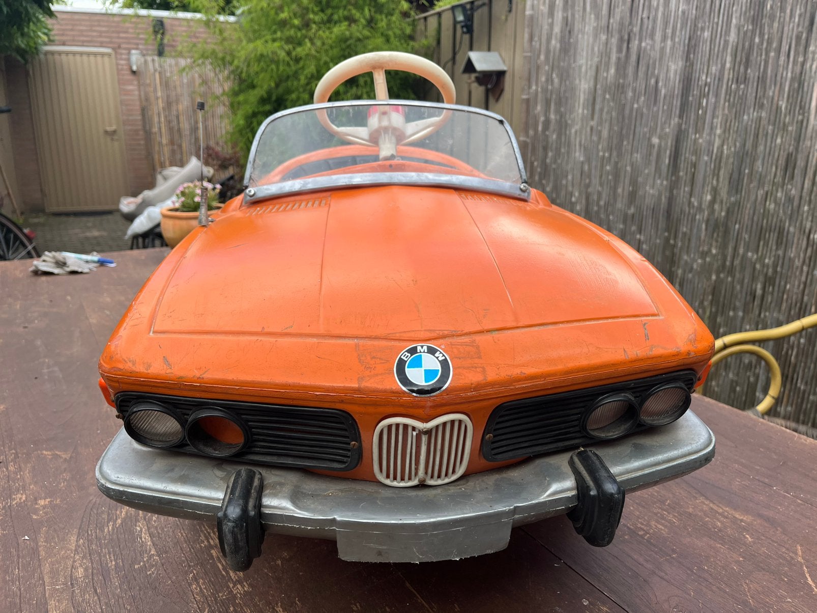 Trapauto vintage rolly toys bmw 200CS, Ophalen