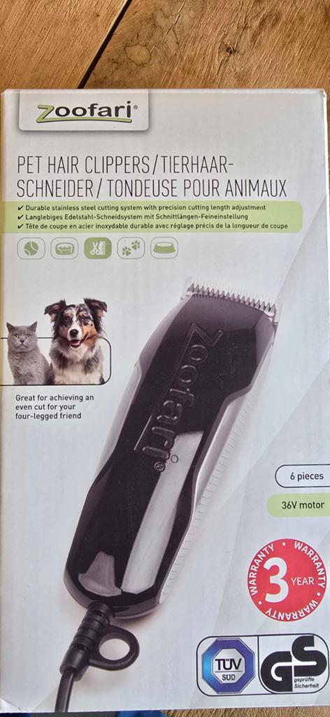 Zoofari trimapparaat, Dieren en Toebehoren, Honden-accessoires, Ophalen, Nieuw