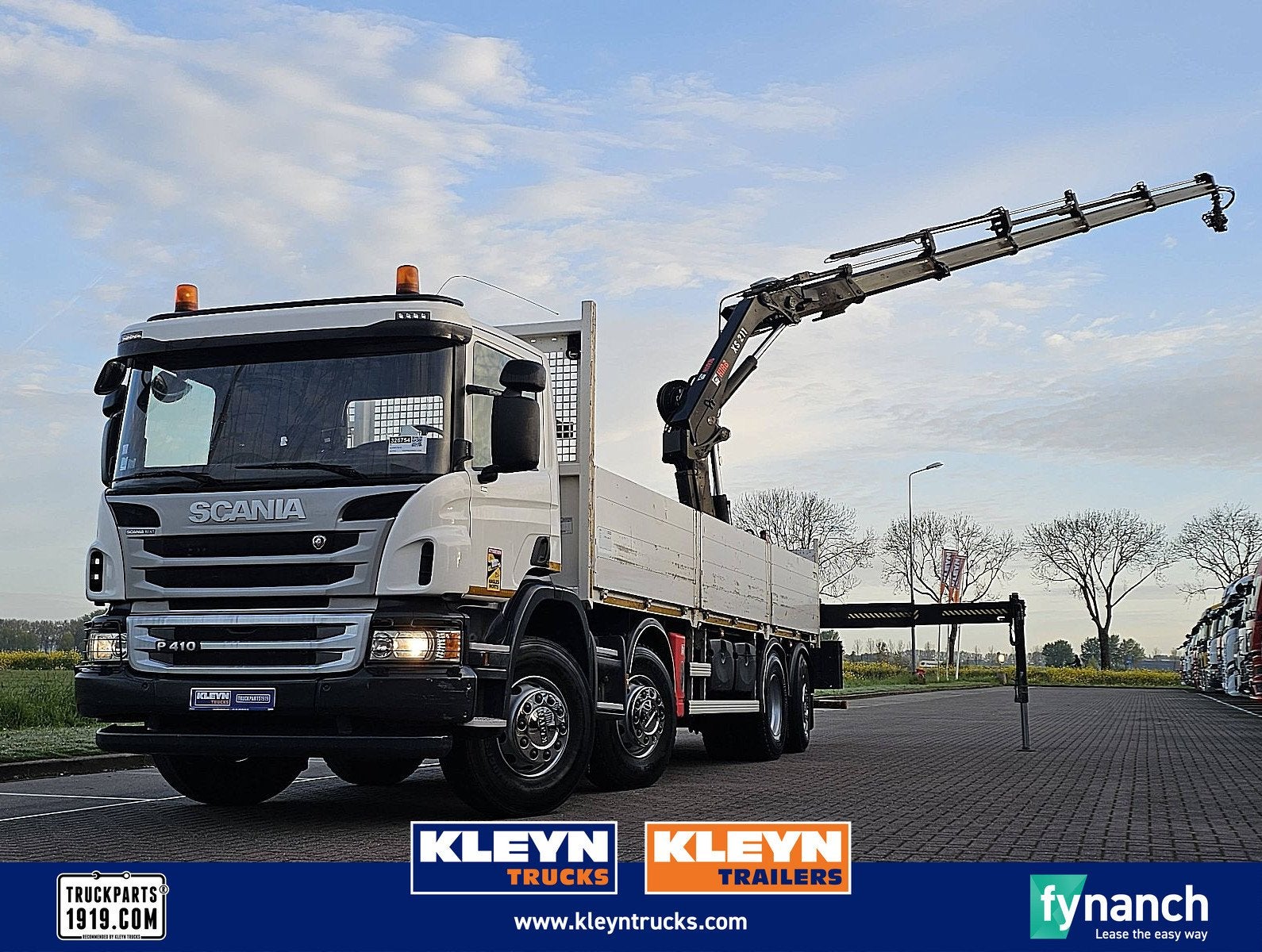 SCANIA P410 hiab 211 ep-5 hiduo, Automaat, Euro 6, Scania, Wit