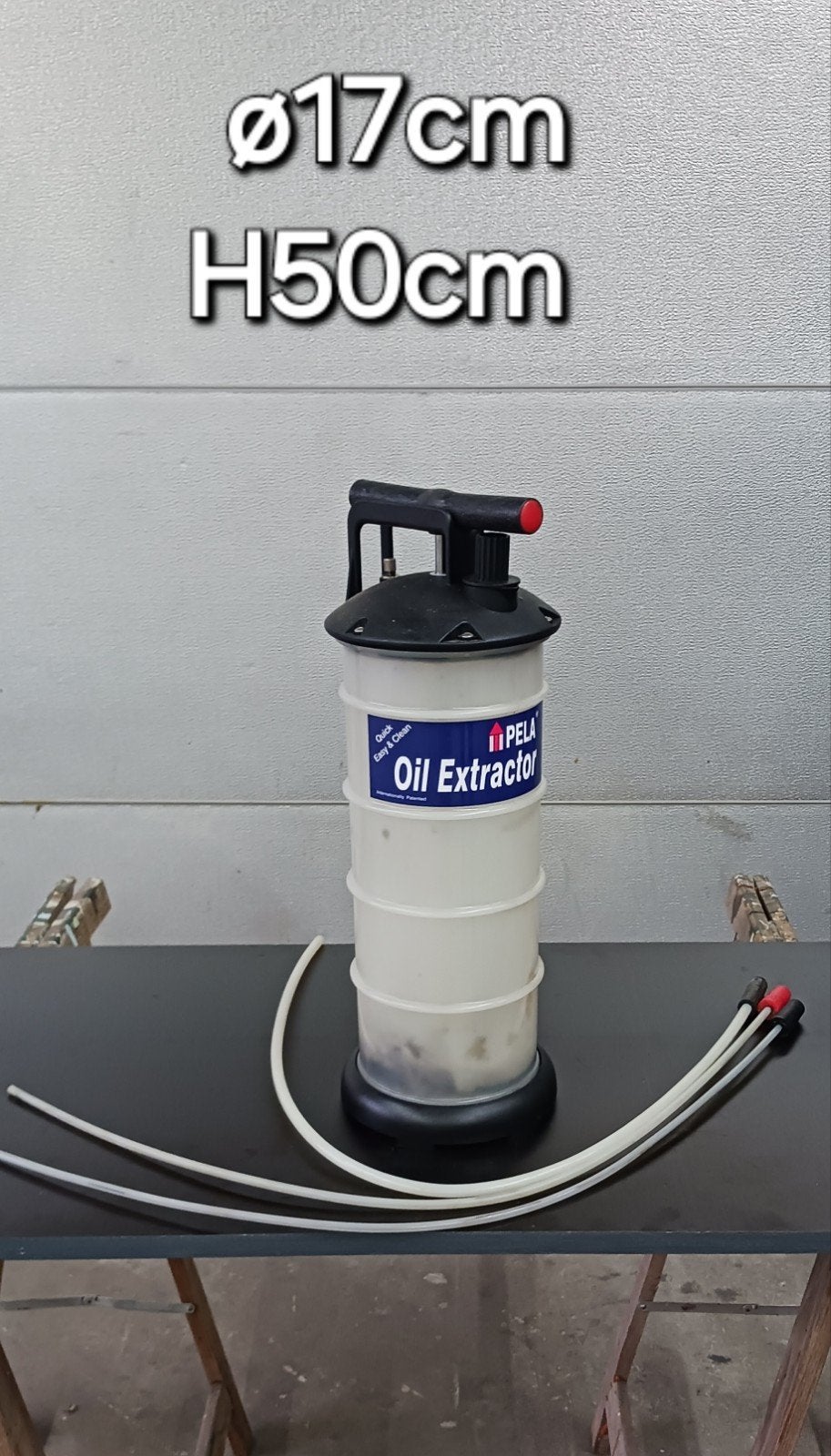 PELA Oliezuigpomp - Handige Olie Extractor voor Auto's, Ophalen